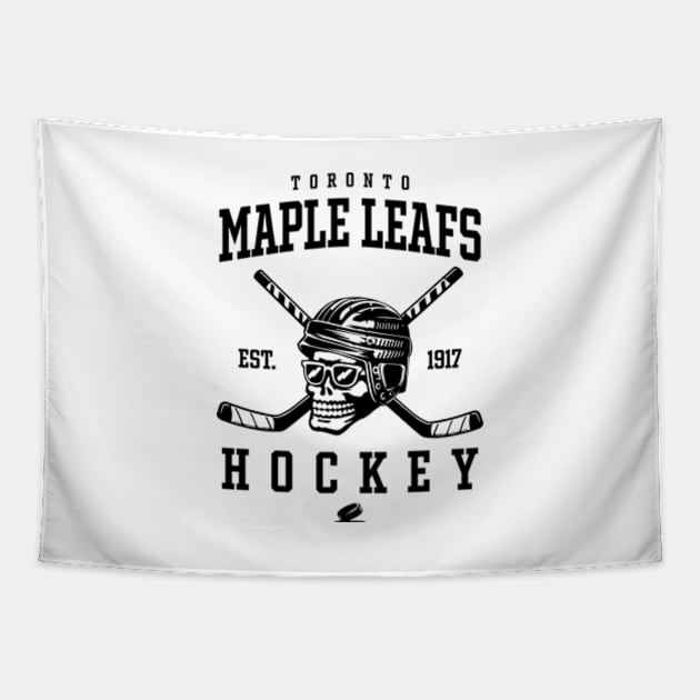 Toronto Maple Leafs Ice Hockey Tapestry by BeeFest