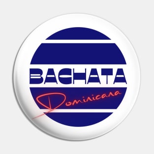 Bachata dominicana, Dominican Bachata in red blue Pin