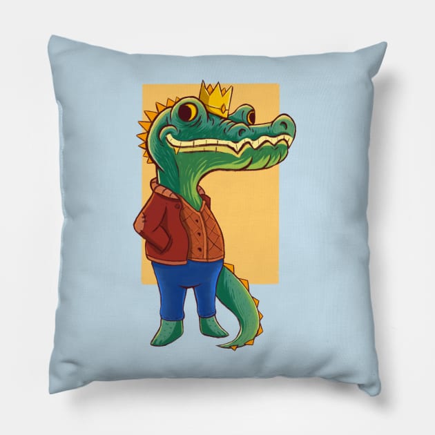 Crock King Pillow by LAckas