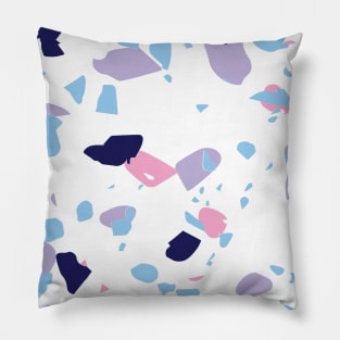 Purple Terrazzo Pattern Pillow