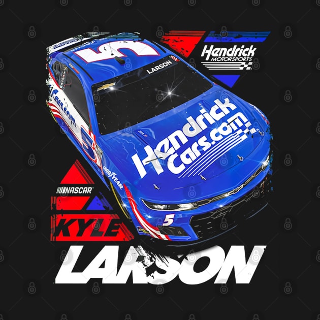 Kyle Larson Black Car by stevenmsparks