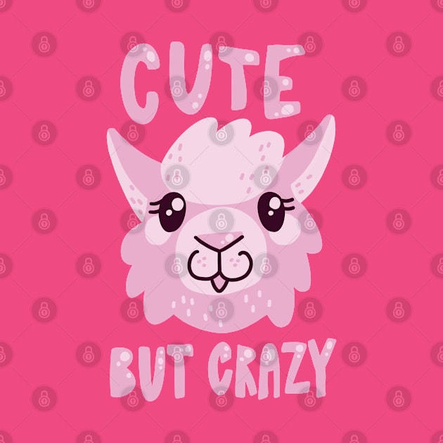 Cute but Crazy Alpaca by voidea