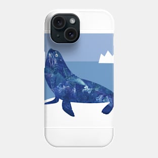 Blue sea lion Phone Case