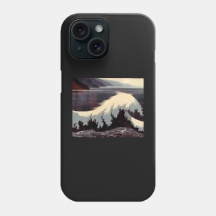 eyvind earle the famous wave Phone Case