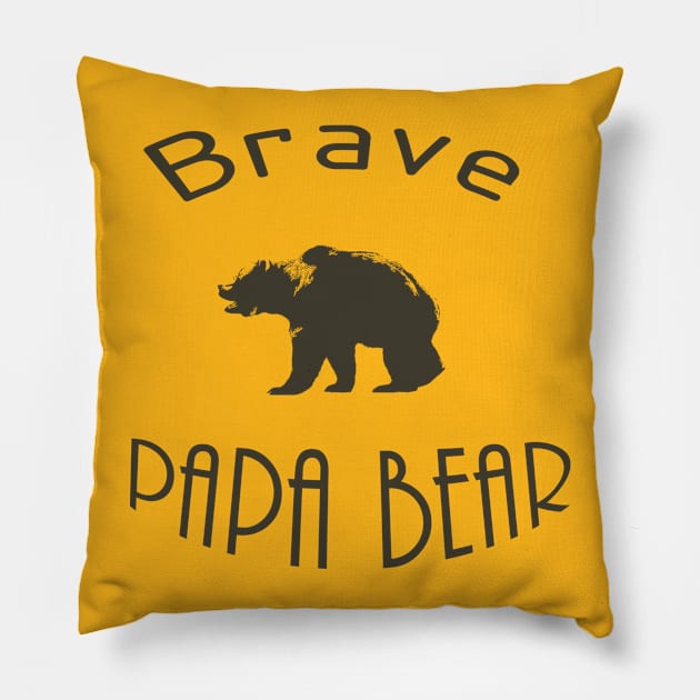 papa bear Pillow by LND4design