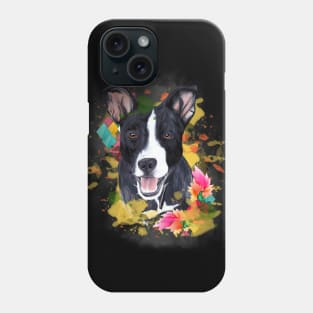 Black pup Phone Case