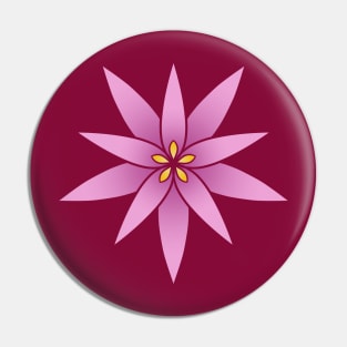 Floral Design - Pink Pin