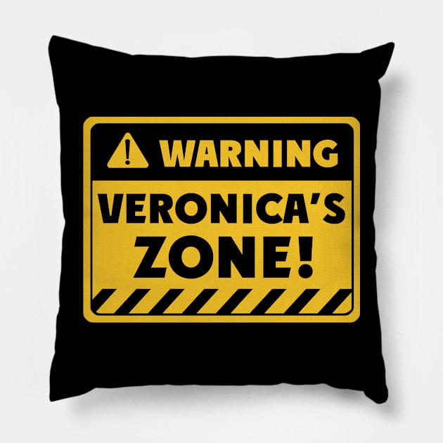 Veronica zone Pillow by AlaskaRockGirl