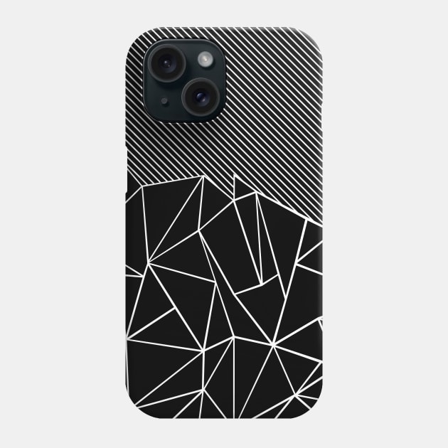 AB Lines 45 black Phone Case by Emeline