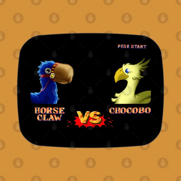 Asplenia Studios: Horseclaw vs. Chocobo by AspleniaStudios