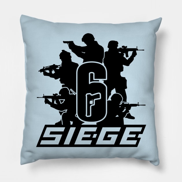 Six Siege Pillow by Chesterika