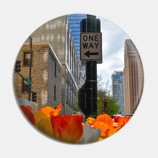 Flowers in the City Pin