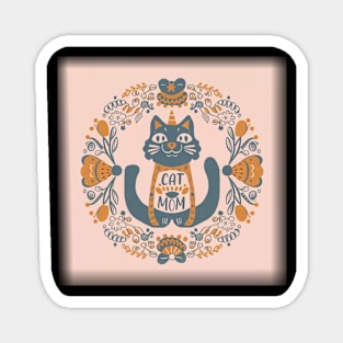 Cat Mom Magnet