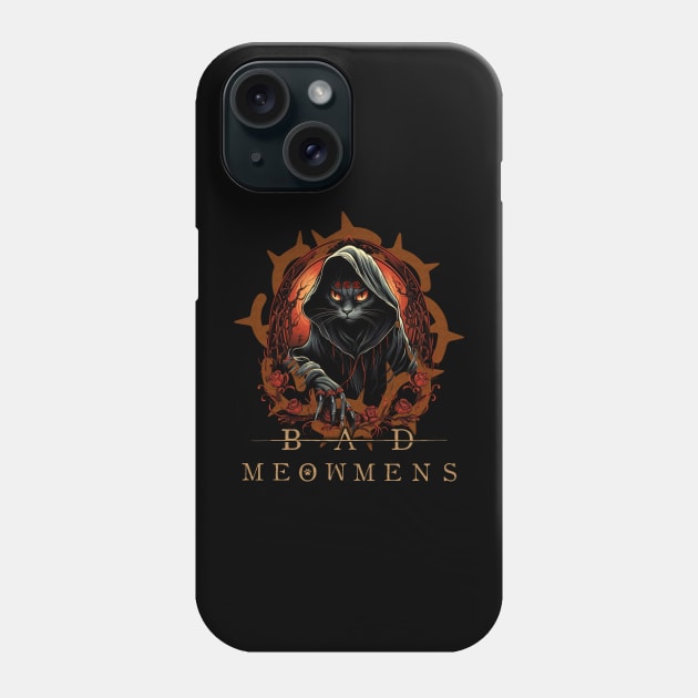 Bad Meowmens Phone Case by Riot! Sticker Co.