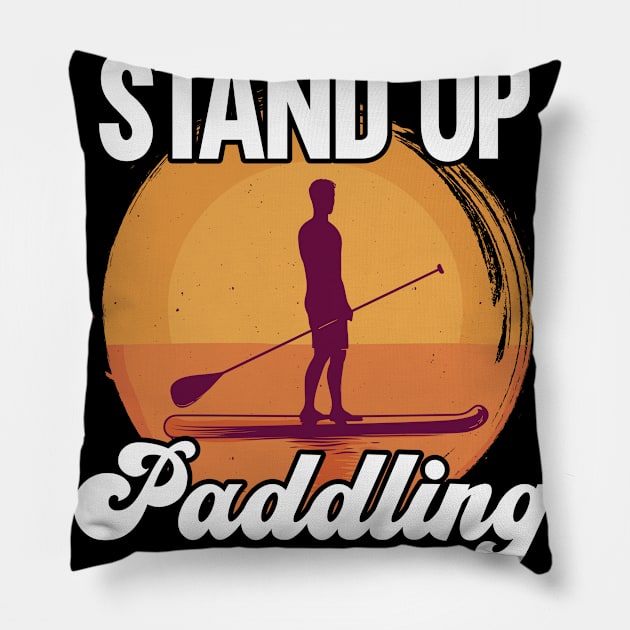 Stand Up Paddling Pillow by TK Store