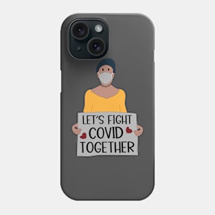 woman with message Phone Case