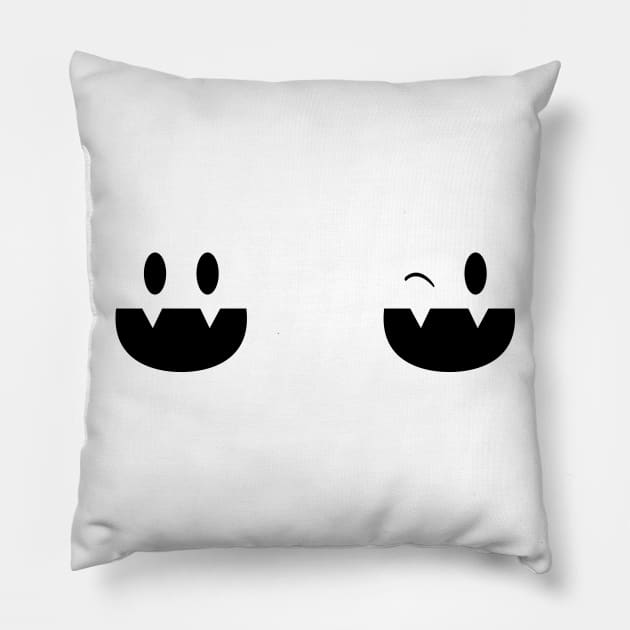 Jack Frost Smile Mug Pillow by TerraTerraCotta