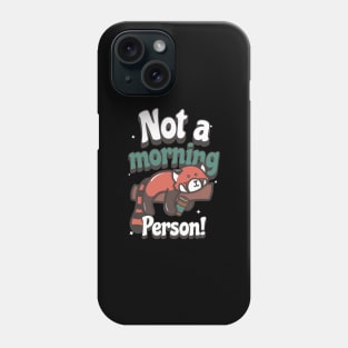 Cute Sleeping Red Panda Phone Case