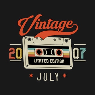 July 2007 - Limited Edition - Vintage Style T-Shirt