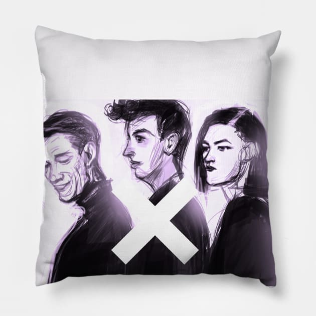 the XX Music Band Pillow by Daria Popkova