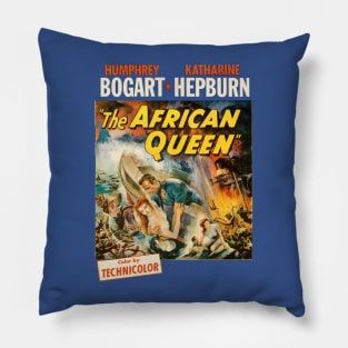 The African Queen Movie Poster Pillow