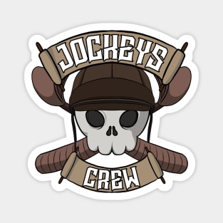 Jockeys crew Jolly Roger pirate flag Magnet