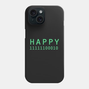 Happy 2018 - Binary number Phone Case