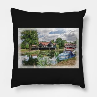 Above Goring-on-Thames Mill Pillow