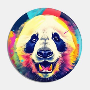 Panda Bear Portrait Pin