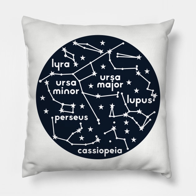 Stars Constellation Pillow by kapotka