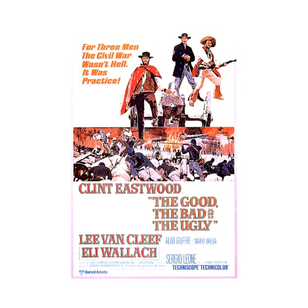 Classic Spaghetti Western Poster - Good, Bad, Ugly by Starbase79