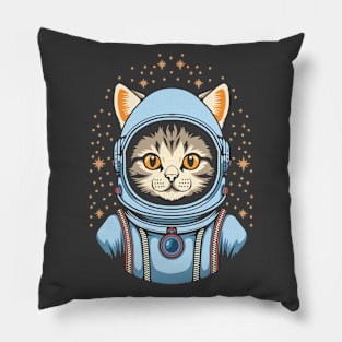 The Astronaut Cat Pillow