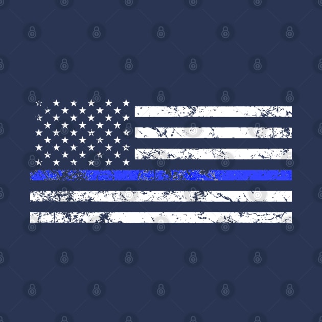 Thin Blue Line Policeman by Scar