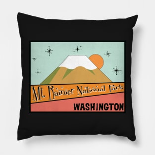 Mount Rainier National Park Washington 2 Pillow