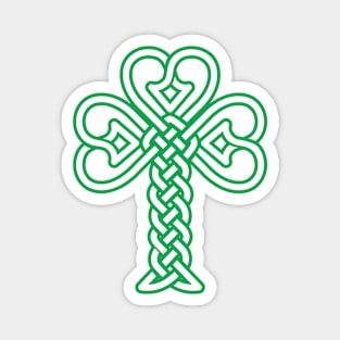 Celtic knotwork Shamrock Magnet