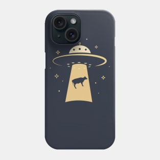 Retro minimal UFO Sci Fi Phone Case