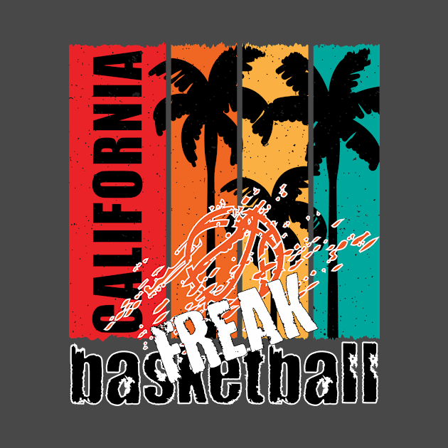 California Basketball Freak by Synergy Studios