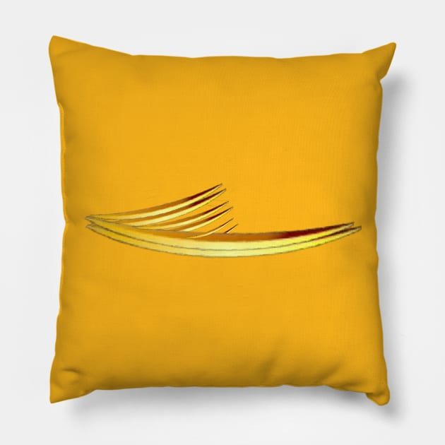 Gold art Pillow by Dilhani