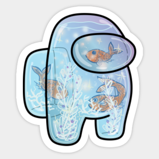 Among Us Cute Stickers Teepublic ^^ in with the weather lately. among us cute stickers teepublic