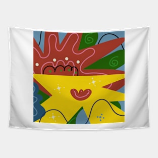 Star Flower Tapestry