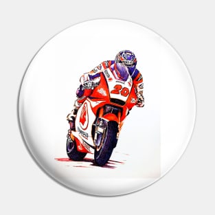 Ballpoint Sketching MotoGP Team No 20 Pin