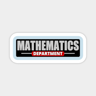 The Mathematics Department - Math Lover Magnet