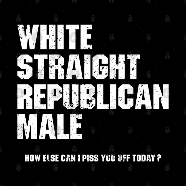 White Straight Republican Male by Ayana's arts