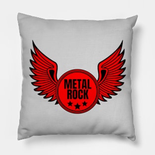 MetalRock cwing Pillow