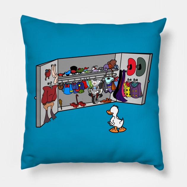 What Duck To Be Today? Pillow by RobotGhost