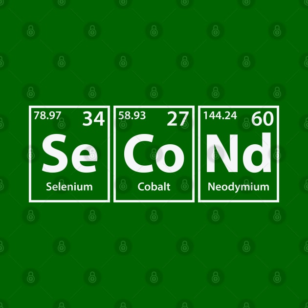 Second (Se-Co-Nd) Periodic Elements Spelling by cerebrands