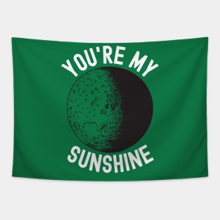 Slightly Wrong Sunshine Moon Tapestry