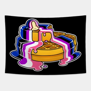 Genderfluid Pride Waffles LGBT Tapestry