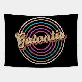 vintage circle line color Galantis Tapestry