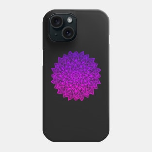 Purple-Pink Digital Mandala Phone Case